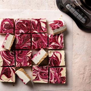  Recipe for Vegan Cranberry Swirl Cheesecake Bars