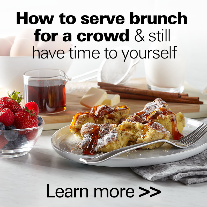 How to serve brunch for a crowd & still have time to yourself