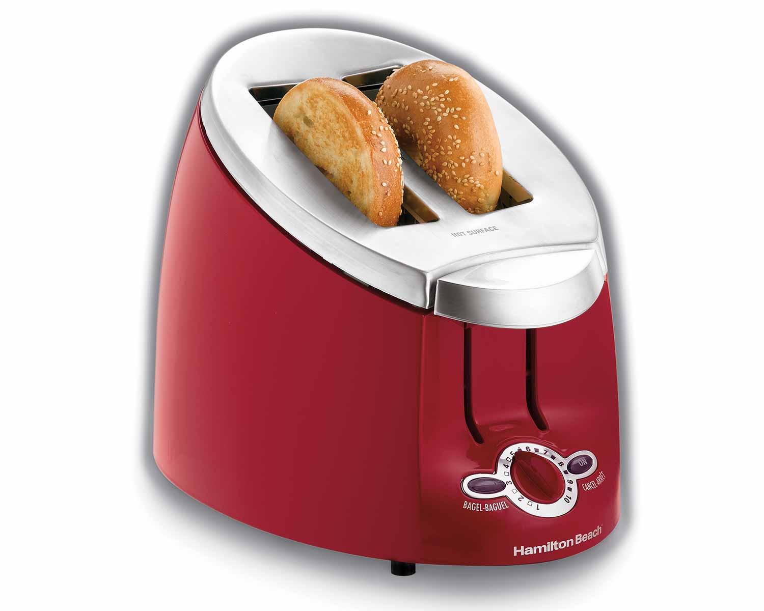 Ensemble™ 2 Slice Bagel Toaster - Red (22002H)