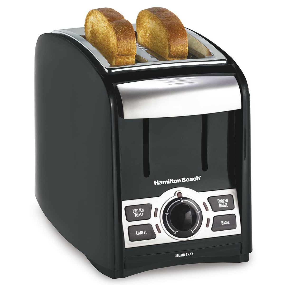 PerfectToast 2 Slice Toaster - Black & Silver (22124)