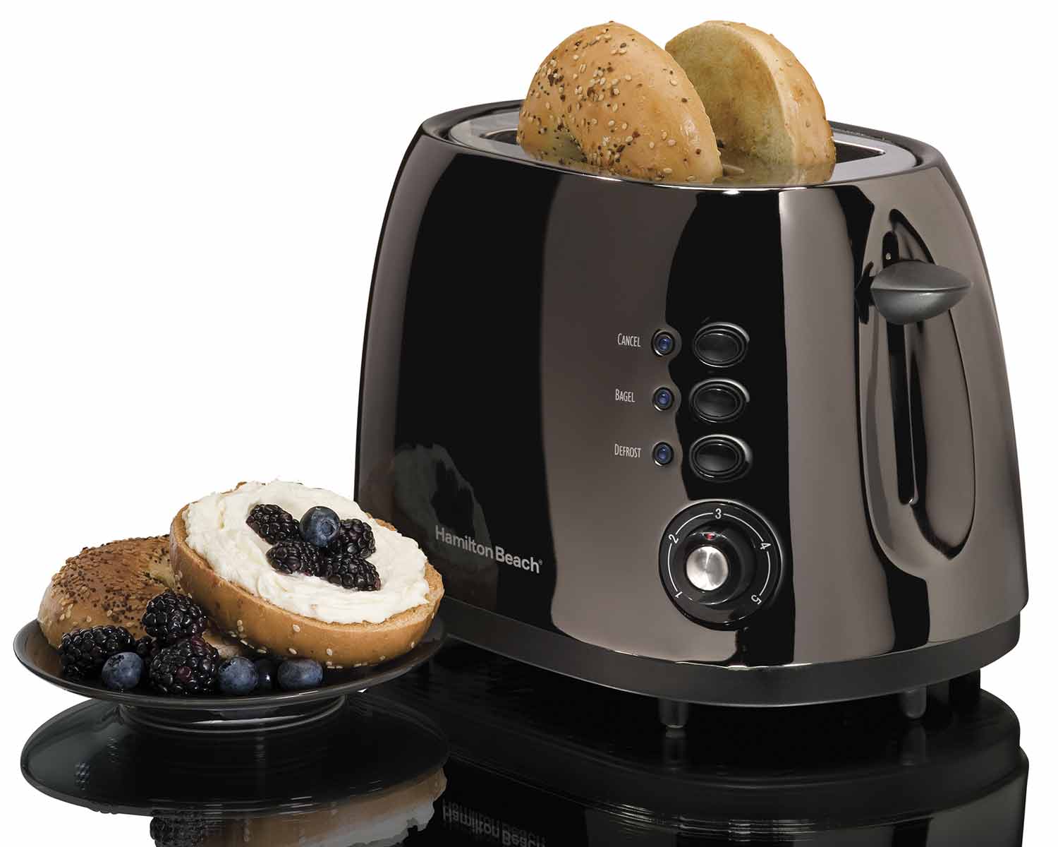 Black Ice™ Metal Collection 2 Slice Toaster (22514)