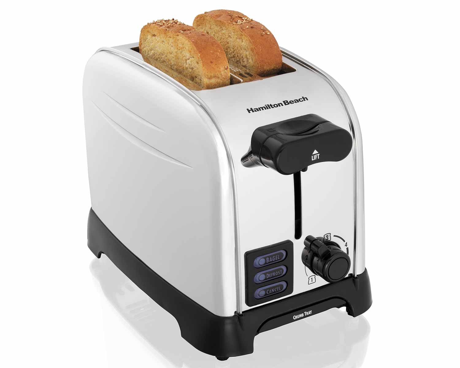 PerfectToast Chrome 2 Slice Toaster (22601)