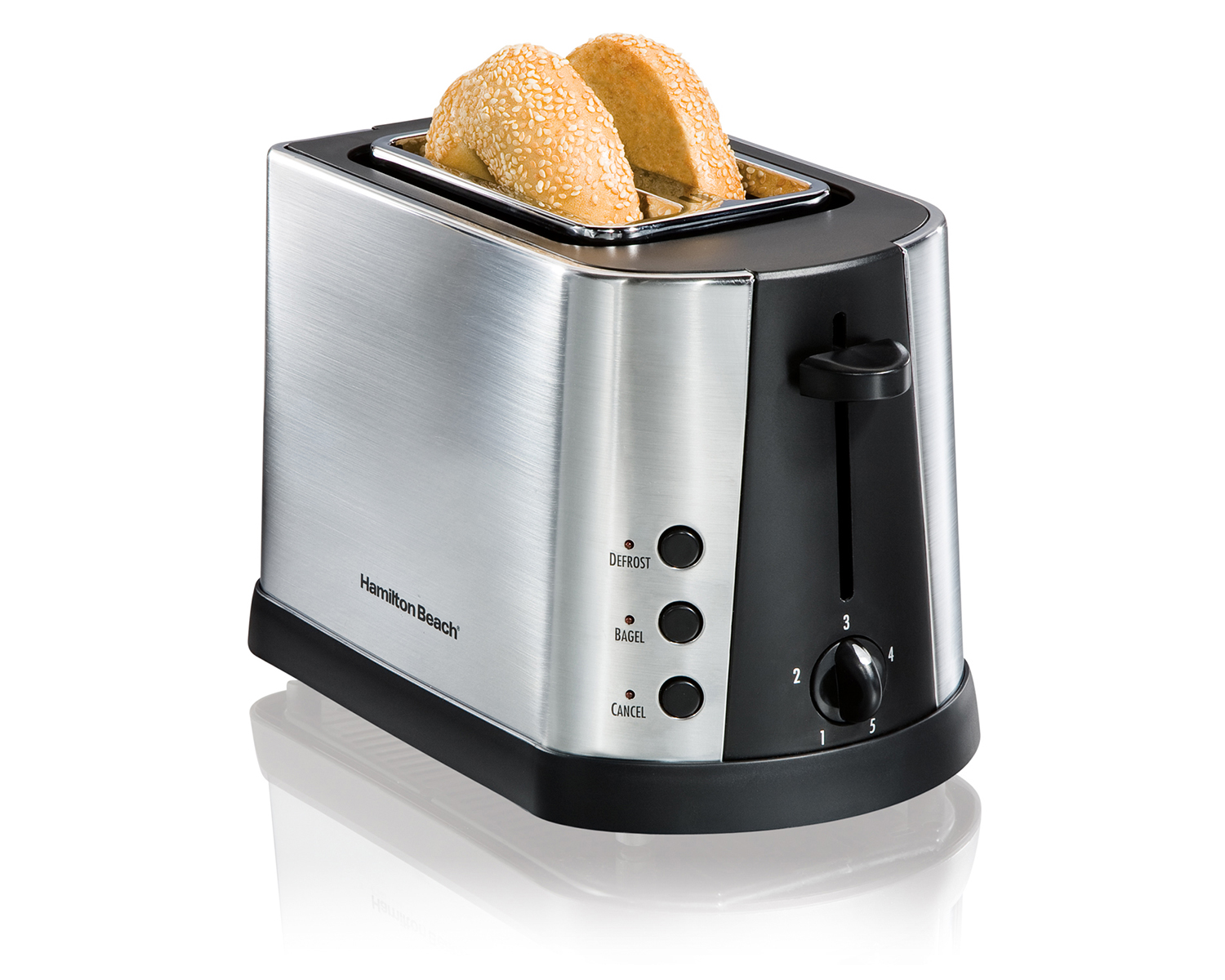 Brushed Chrome 2 Slice Toaster (22690)