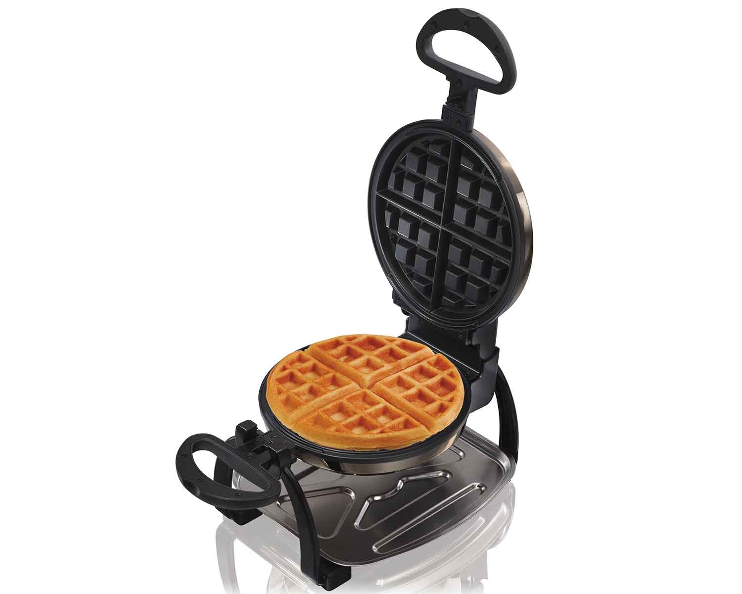 Black Ice&trade; Metal Collection Belgian Style Flip Waffle Maker (26011)