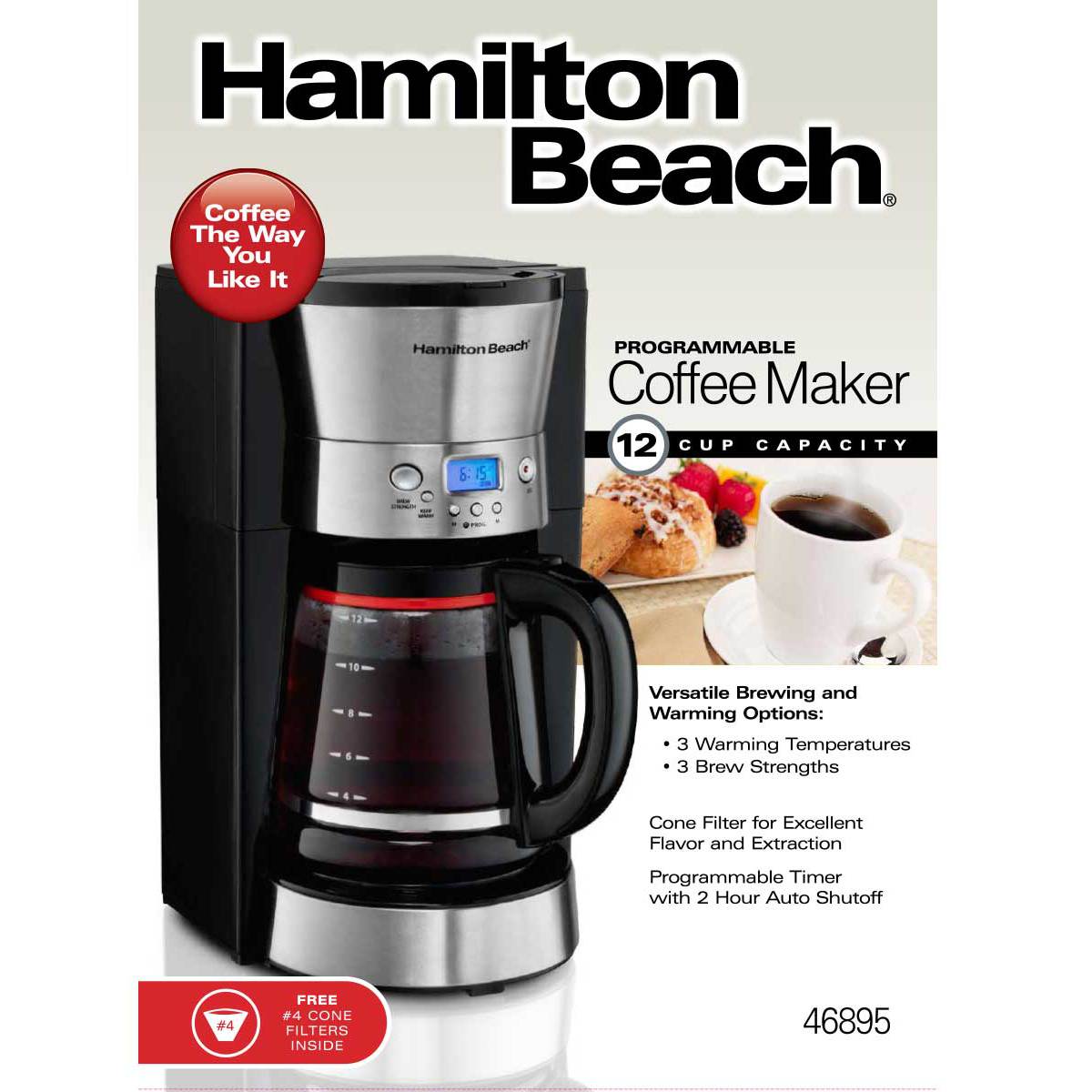 Hamilton Beach Programmable Coffee Maker - 46895