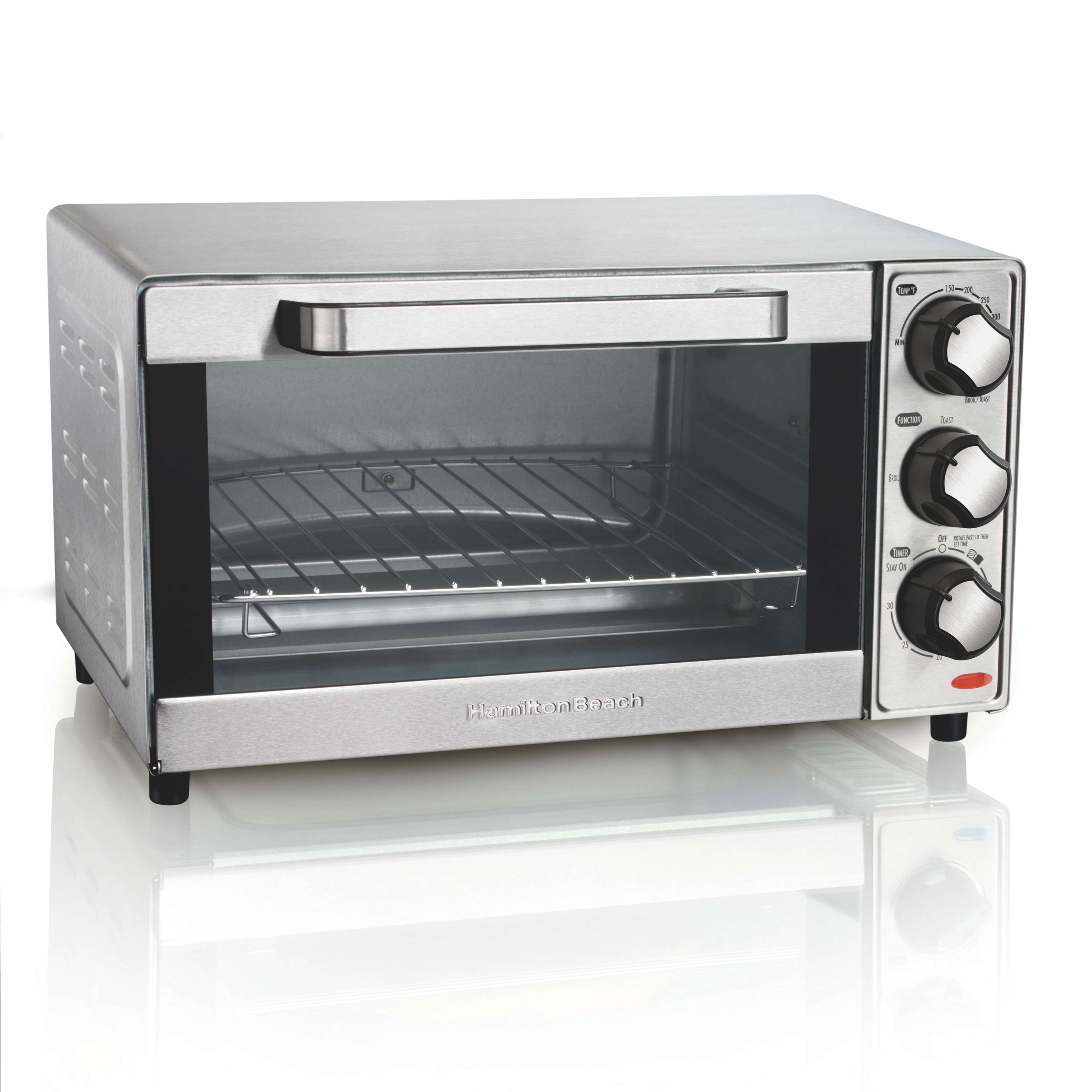 Toastation 1300 W 2-Slice Black and Gray Toaster Oven with Top