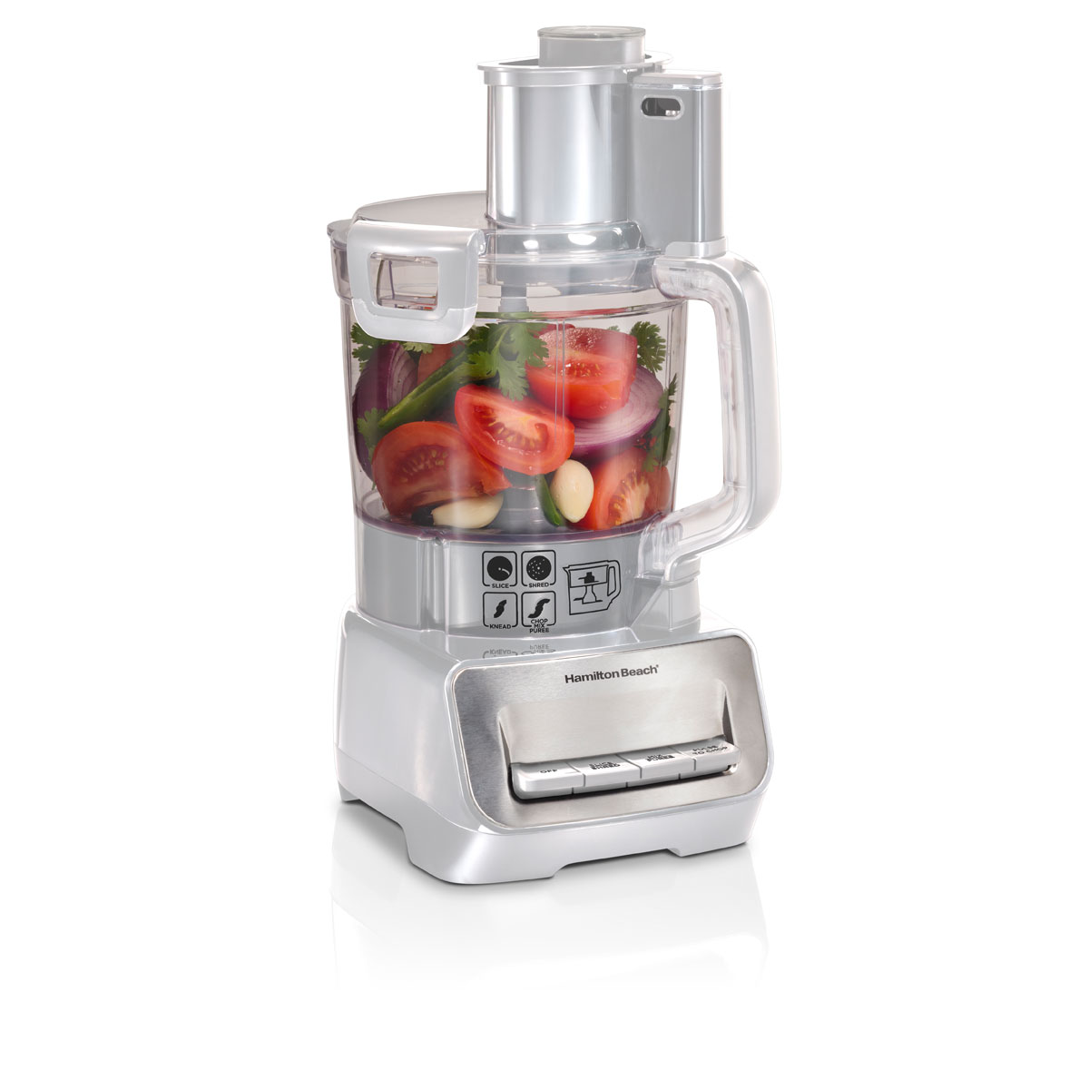 Stack & Snap ™Duo Food Processor, White (70586C)