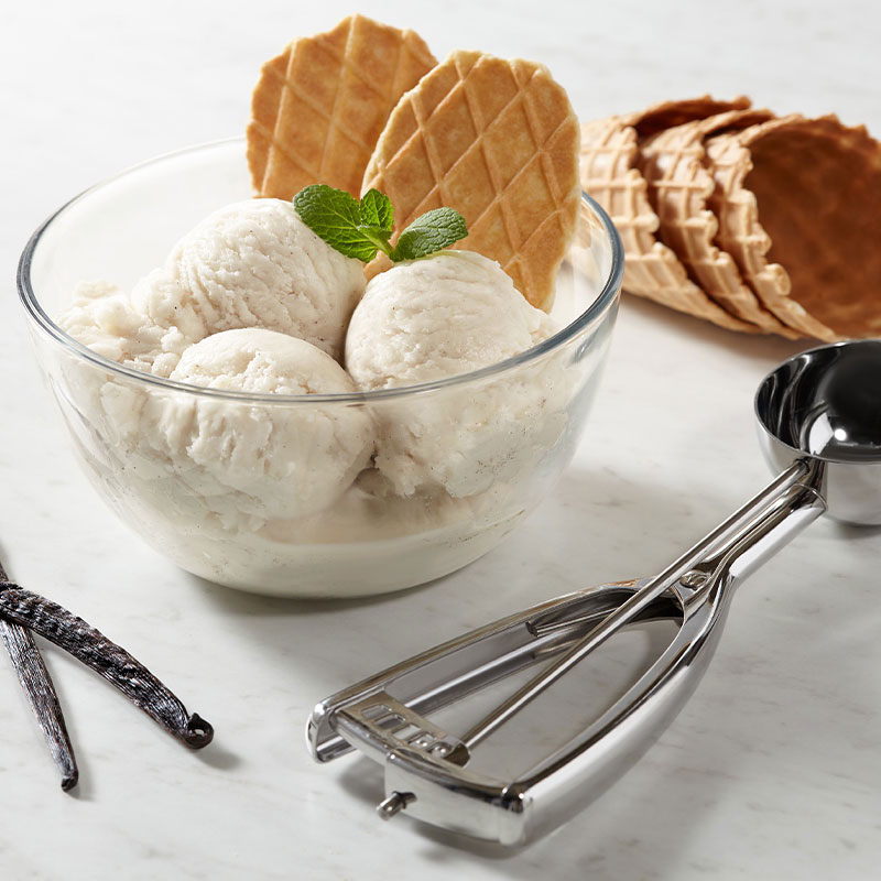 Premium Vanilla Ice Cream Starter Mix for ice cream maker. Simple