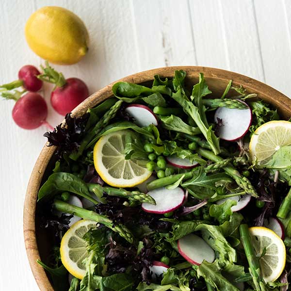 Spring Green Salad with Radishes