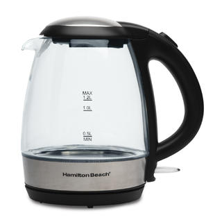 Bouilloire compacte en verre, 1,2 L (40931C)