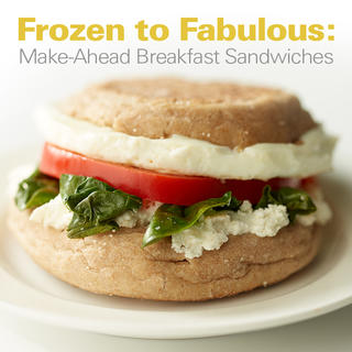 Frozen to Fabulous:  Make-ahead breakfast sandwiches