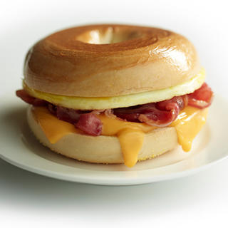 Bacon, Egg and Cheese Bagel Sandwich image