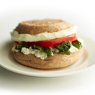 Herb Goat Cheese, Spinach and Red Pepper Egg Muffin image