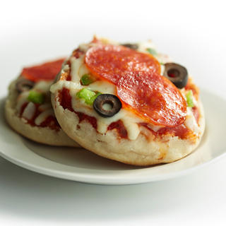 Pepperoni and Veggie Mini Pizzas image