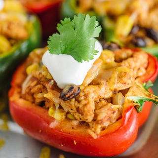 Healthy Southwest Stuffed Peppers image