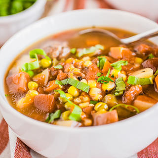 Slow Cooker Beef and Vegetable Soup image