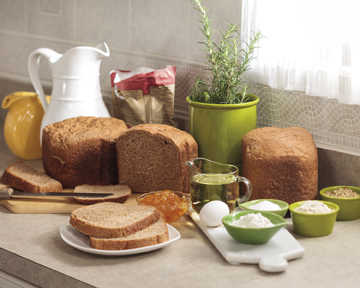 Whole Wheat Bread For 1.5 lb Breadmaker