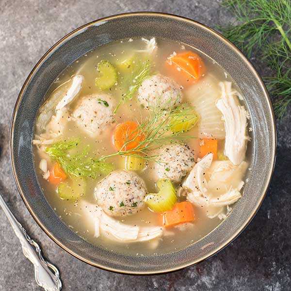 Slow Cooker Easy Matzo Ball Soup