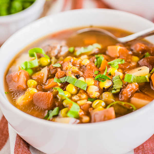 Slow Cooker Beef and Vegetable Soup